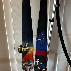 Colorful Cartoon Character Necktie